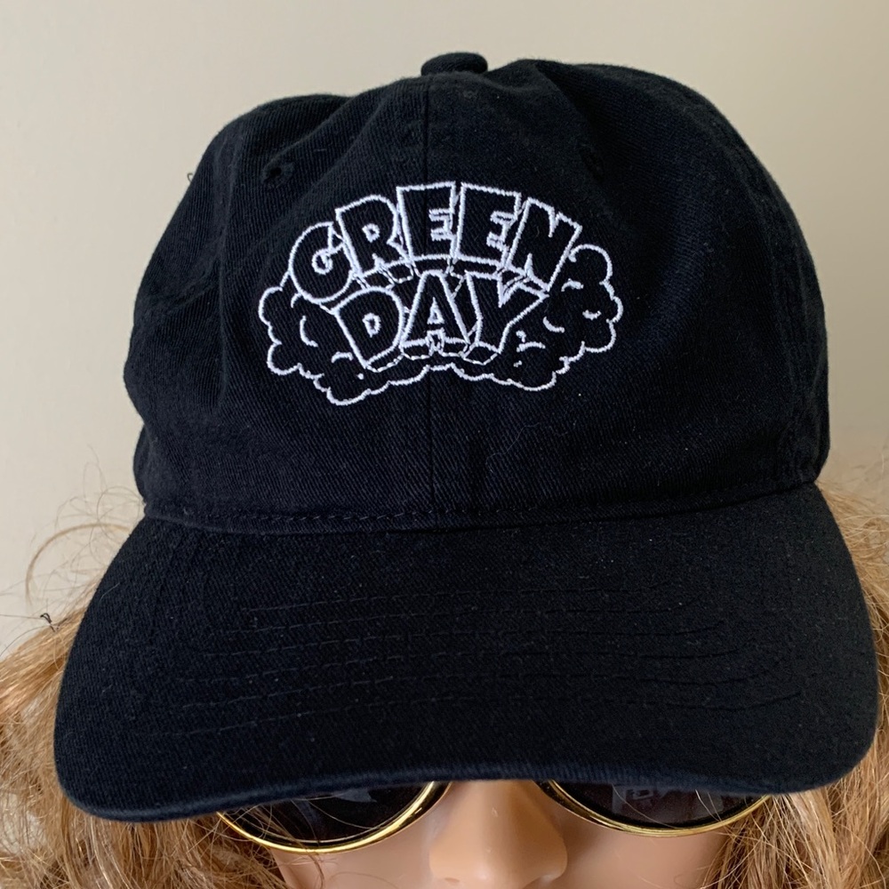Black Green Day Cap